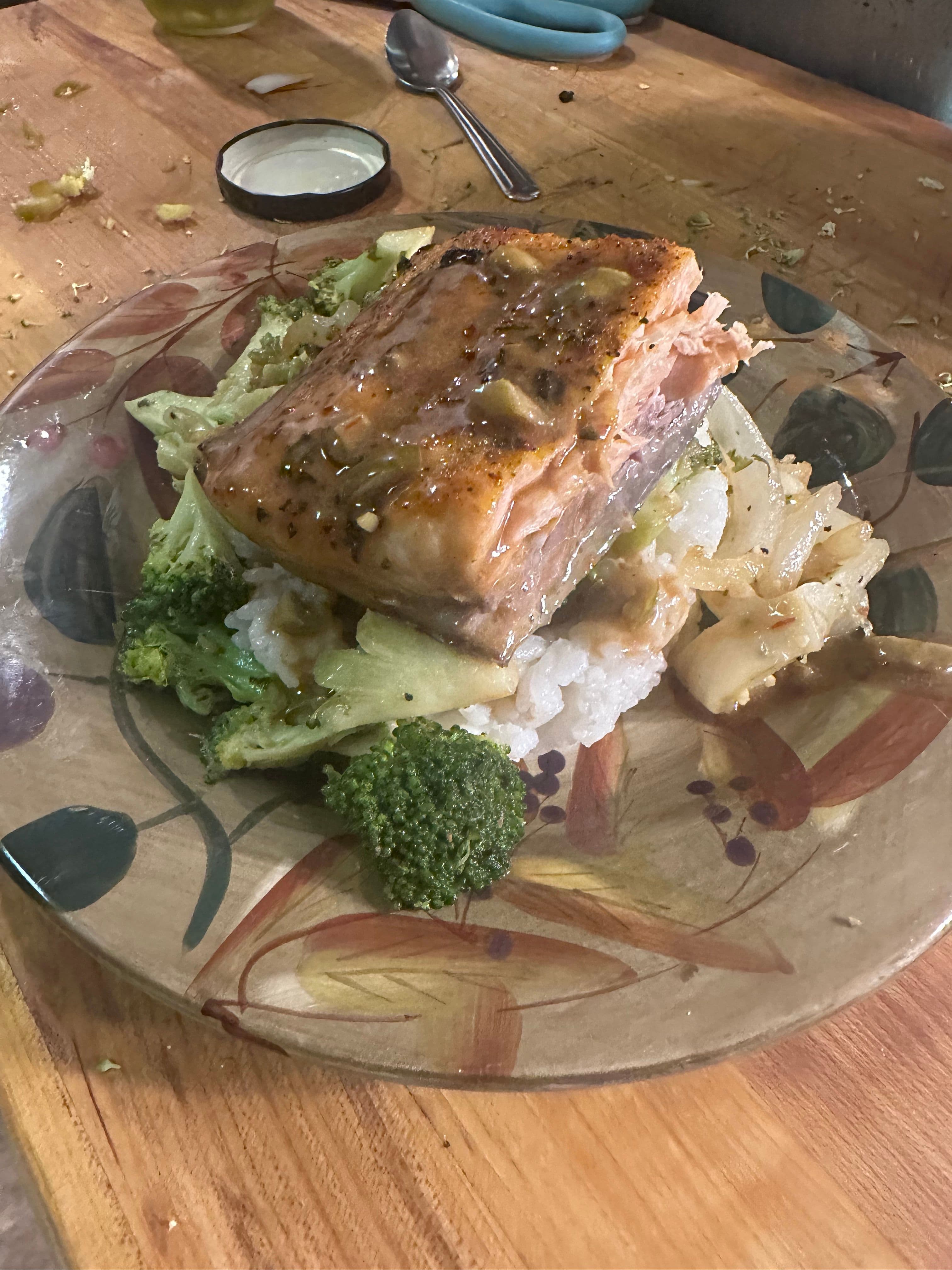 Salmon Fusion Plate